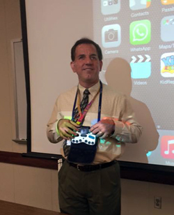 Photo of Larry Lewis delivering the webinar 'iOS in the Classroom: iPad Learning Success for Students with Vision Loss' for $49.00 USD - AFB Press Store - American Foundation for the Blind