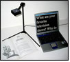 Photo of the Zoom-Ex Portable Scan, Read, Magnification System