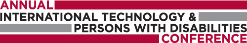 29th Annual International Technology and Persons with Disabilities Conference Logo