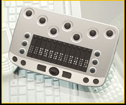 Photo of the BrailleConnect (VarioConnect) 12 Compact Refreshable Braille Terminal