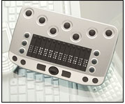Photo of the BrailleConnect (VarioConnect) 12 Compact Refreshable Braille Terminal